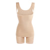 Split body shaping suit