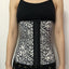 Comfortable, Breathable, Waist Protecting And Abdomen Closing Belt, European And American Sexy Court Corset, Leopard Pattern Breasted Body Shaping Suit