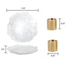 Activesale 2Pack Home Decor& SPA Glass Glacier Incense Holder for Sticks