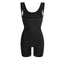 Split body shaping suit