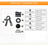 Hand Grip Strengthener Kit For Injury Recovery and Muscle Builder