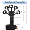 2Pcs Silicone 6 Resistant Level Finger Strengthener Grip Strength Trainer