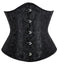 Plus Size Satin Underbust Corset Top