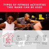 7 Ring Adjustable Resistance Bands Stretch Band for Recovery
