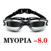 Anti Fog Adult Myopia Swimming Goggles