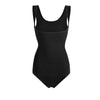 Split body shaping suit