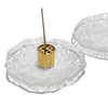 Activesale 2Pack Home Decor& SPA Glass Glacier Incense Holder for Sticks