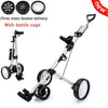 Professional Golf Cart New 4-Wheel Foldable Trolley