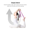 Durable Polyester Cotton Adjustable Yoga Strap