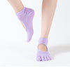 Non Slip Pilates Socks with Toes for Dance